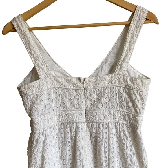 SD II Collection White Eyelet Mini Dress Medium - Picture 4 of 5